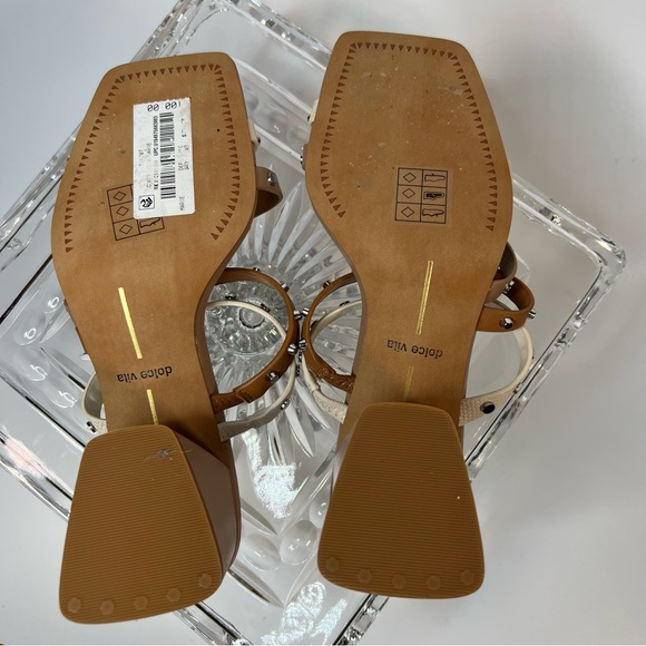 Dolce Vita Marie Heeled Strapoy Sandal in Tan Multi Stella size 7 - Picture 2 of 6